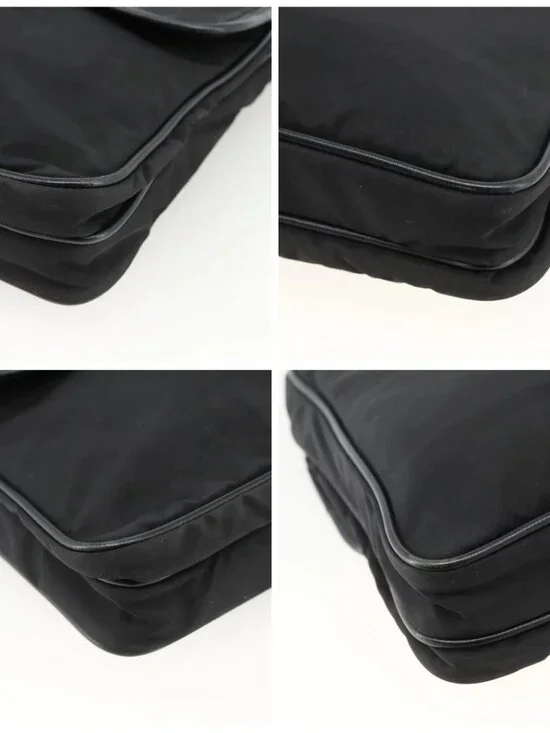 PRADA Shoulder Bag Nylon Black Silver Auth bs32792 - Picture 14 of 16